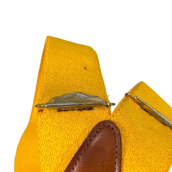 Vintage Leather Georgia Tech Yellow Jackets Suspenders University Frat NCAA - Picture 13 of 16